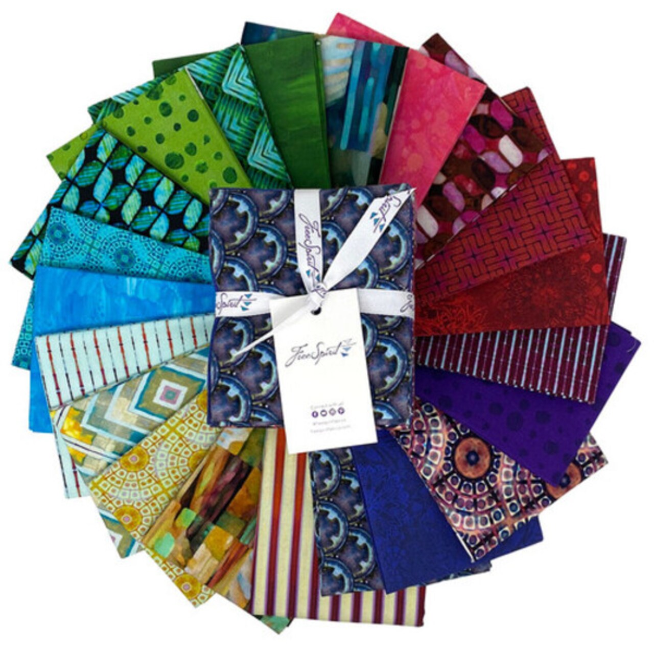 Mosaic and Textures Fat Quarter Bundle by Free Spirit for Free Spirit (FB4FSMLT.MOSAICTEXT)